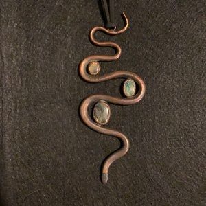 Snake labradorite necklace